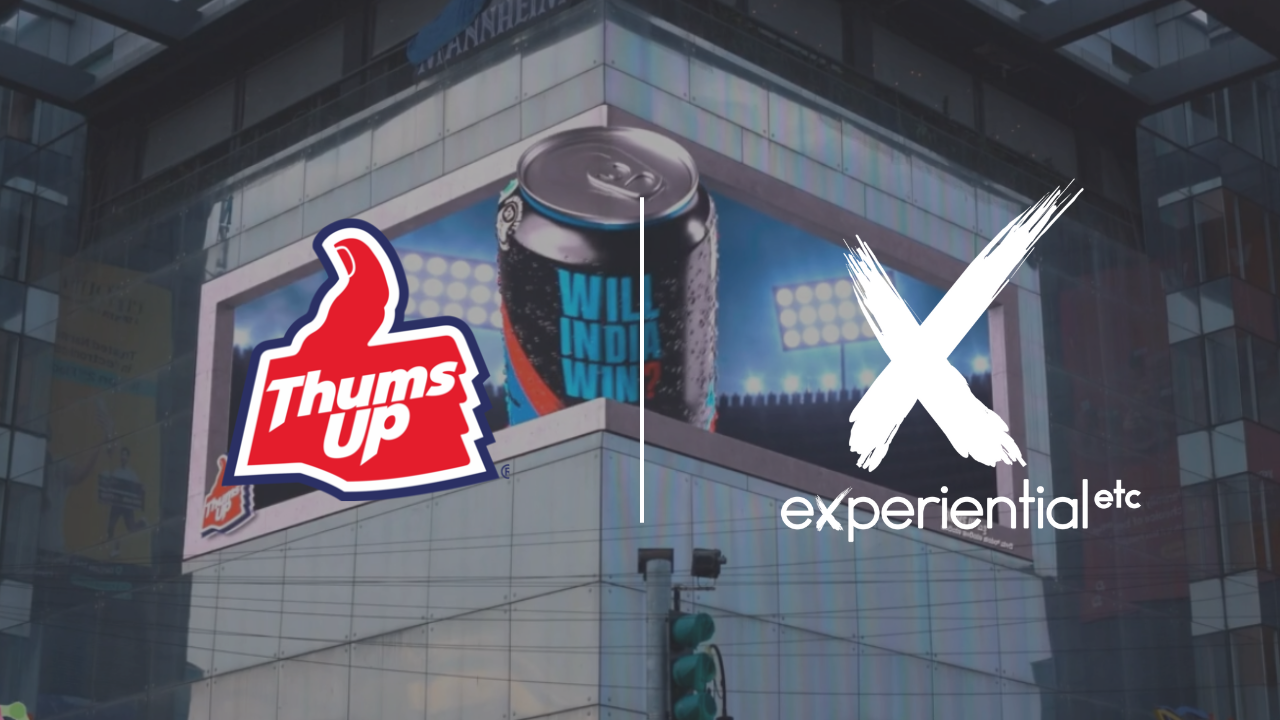 Thums Up's anamorphic billboard for the Cricket World Cup